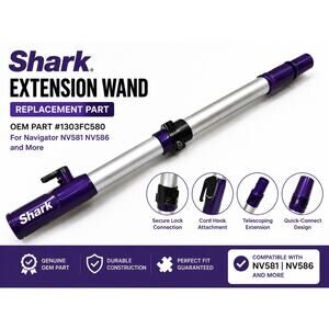 Shark 1303FC580 Extension Wand Replacement Part NV581 NV581Q NV582 NV586 OEM